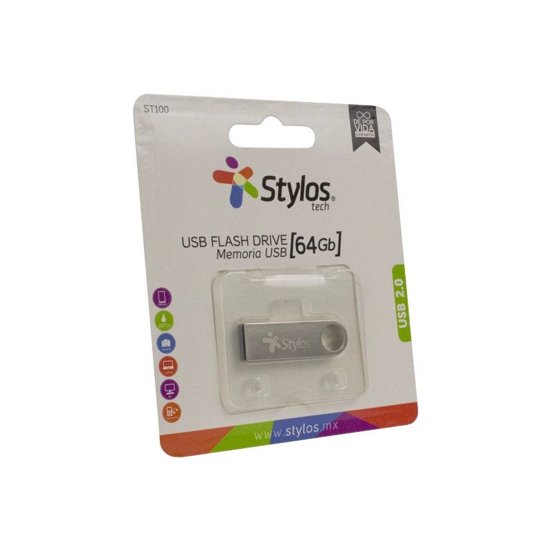 Memoria USB 64GB Stylos. STMUSB4B - Memoria USB 64GB Stylos. STMUSB4B -